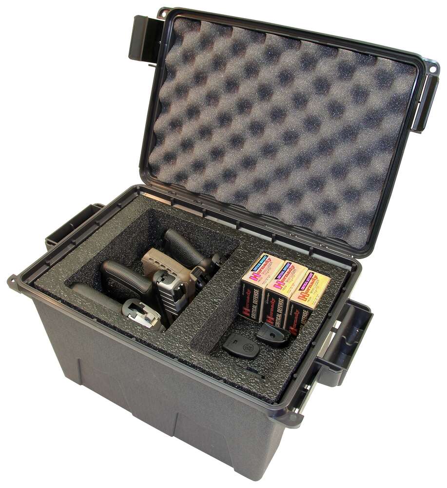 Hard gun Cases MTM Case Gard Ready Series MTM TACTICAL PISTOL HANDGUN CASE 4 GUN DARK EARTH